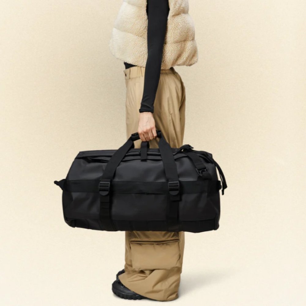 Rains Texel Duffel Bag Black, 56 liters, Brand New with Tags